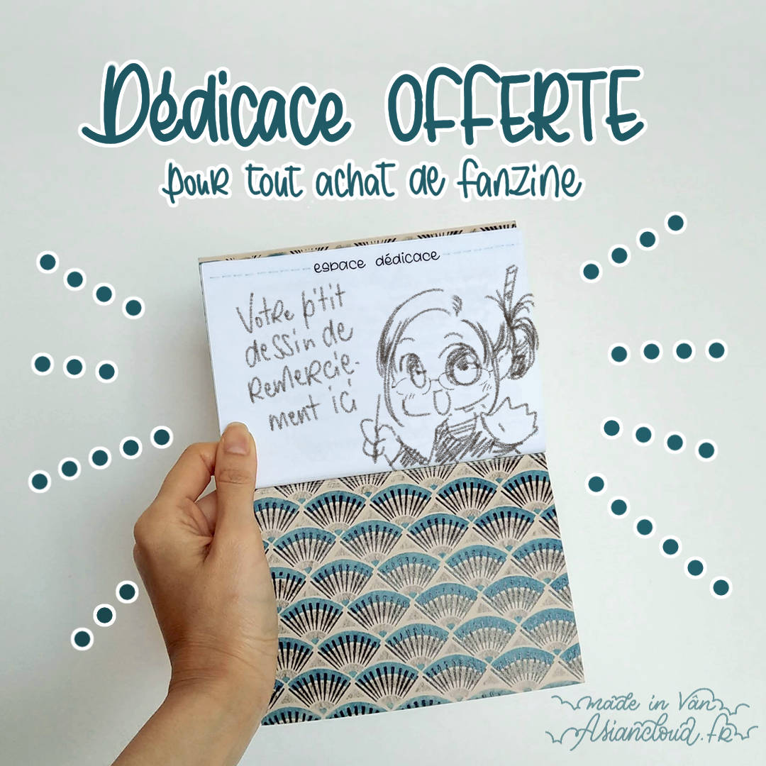 Petit livre fait main avec un dessin personnalisé mignon sur la page 2