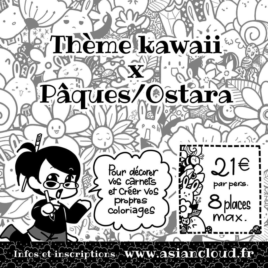 Dessin manga et doodling kawaii avec Asiancloud à Lille